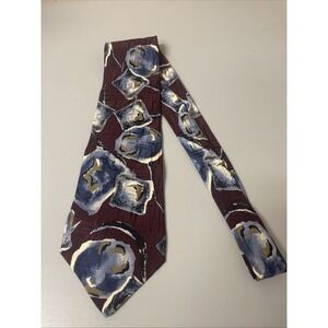 Vintage Don Loper Beverly Hills Italian Silk Necktie ~ Abstract Geometric